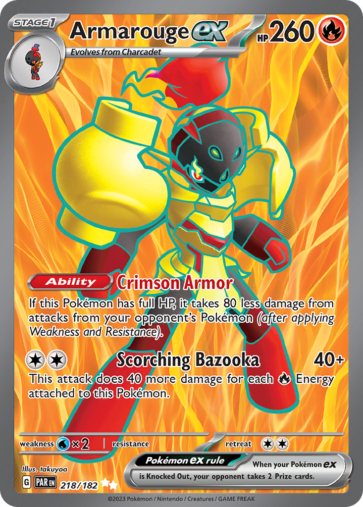 Armarouge ex — SV04: Paradox Rift #218/182