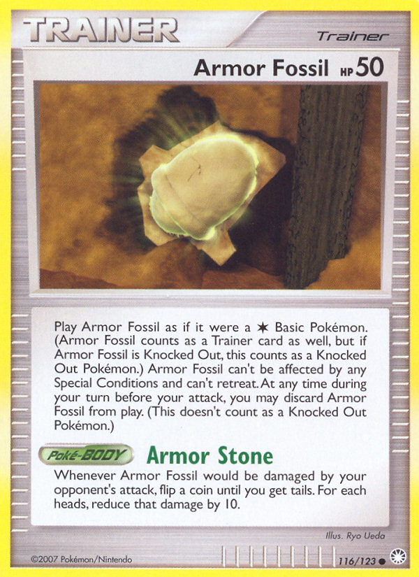 Armor Fossil — Mysterious Treasures #116/123