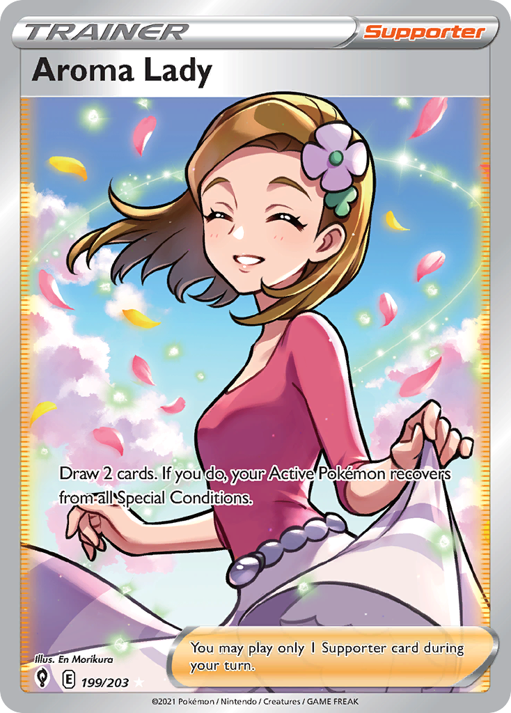 Aroma Lady (Full Art) — SWSH07: Evolving Skies #199/203