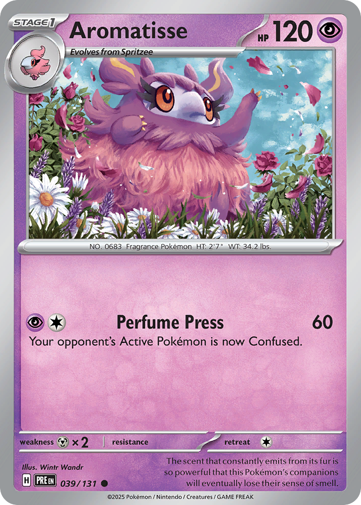 Aromatisse (Master Ball Pattern) — SV: Prismatic Evolutions #039/131