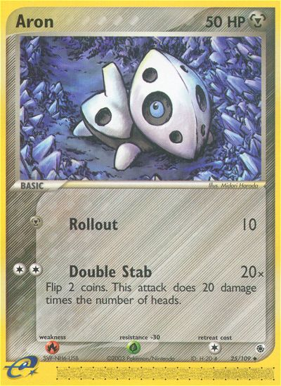 Aron — Ruby and Sapphire #25/109