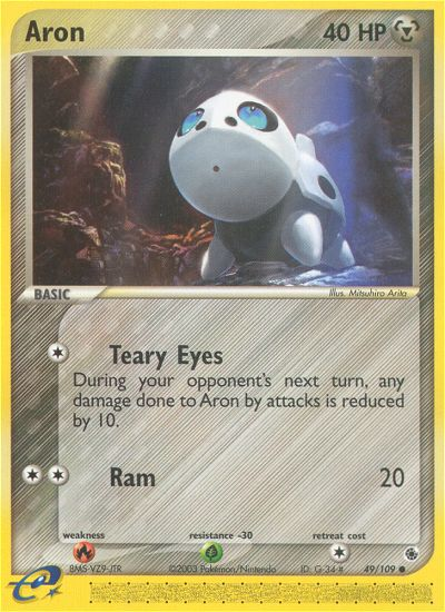 Aron — Ruby and Sapphire #49/109