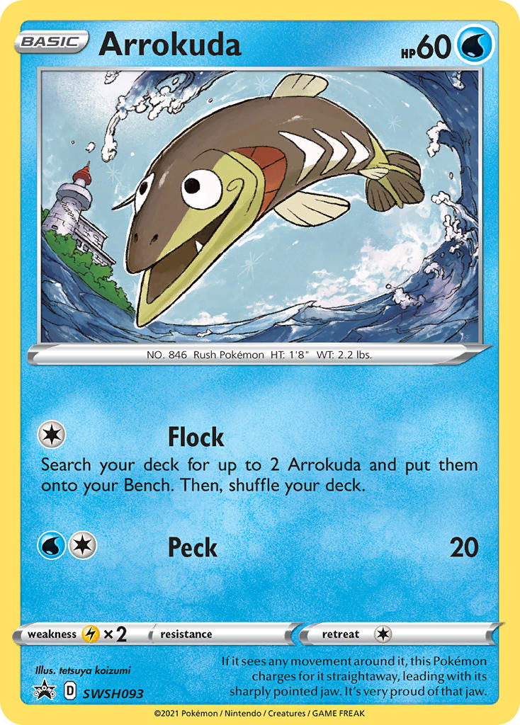 Arrokuda — SWSH: Sword & Shield Promo Cards #SWSH093