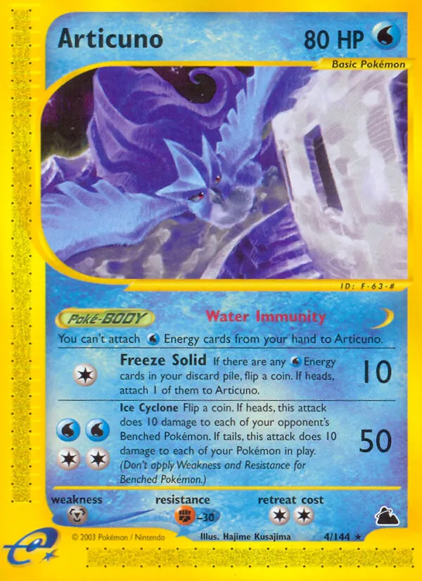 Articuno (4) — Skyridge #004/144