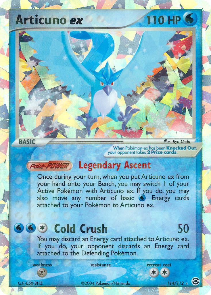 Articuno ex — FireRed & LeafGreen #114/112