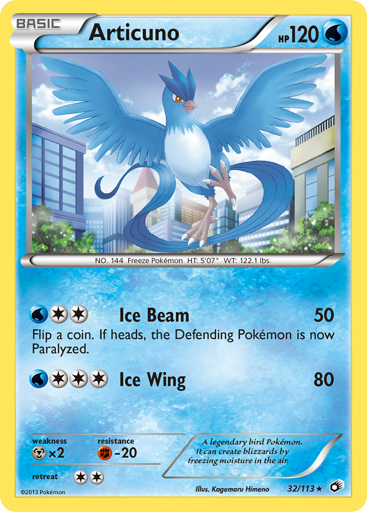Articuno — Legendary Treasures #32/113