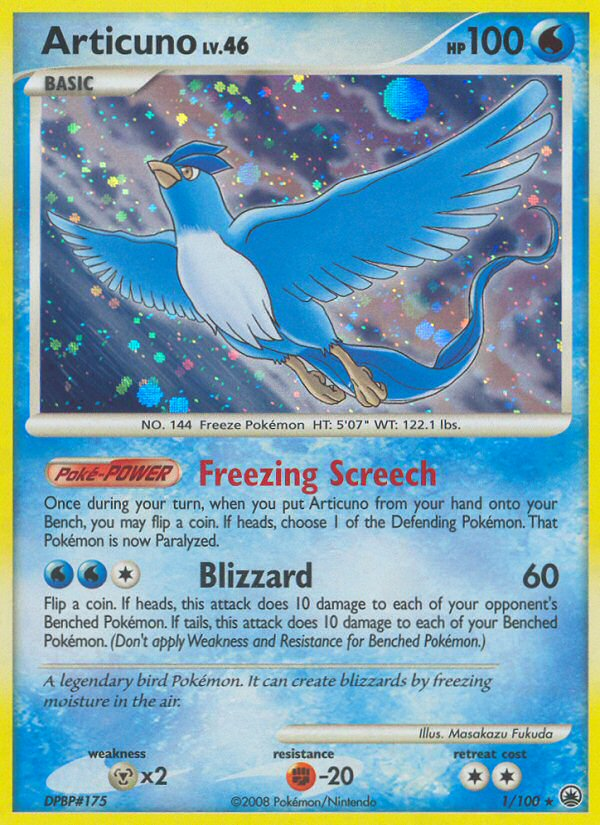Articuno — Majestic Dawn #1/100