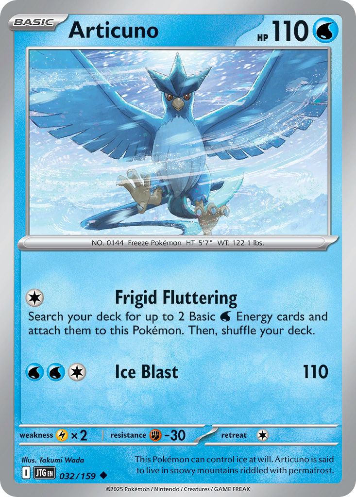 Articuno — SV09: Journey Together #032/159