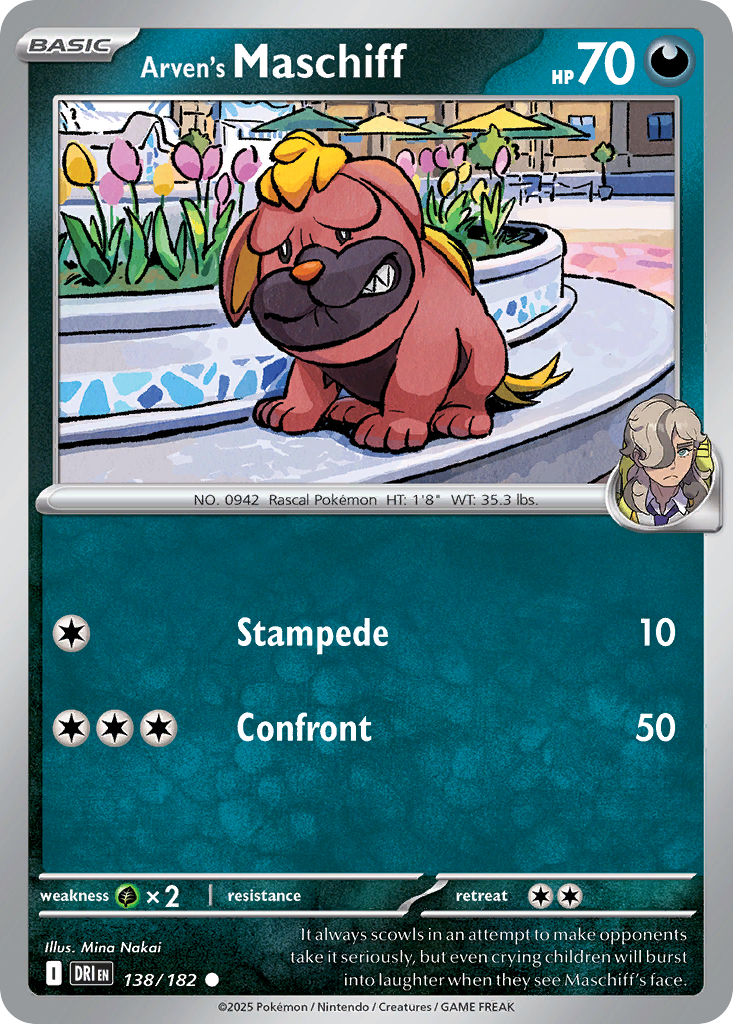 Arven's Maschiff — SV10: Destined Rivals #138/182