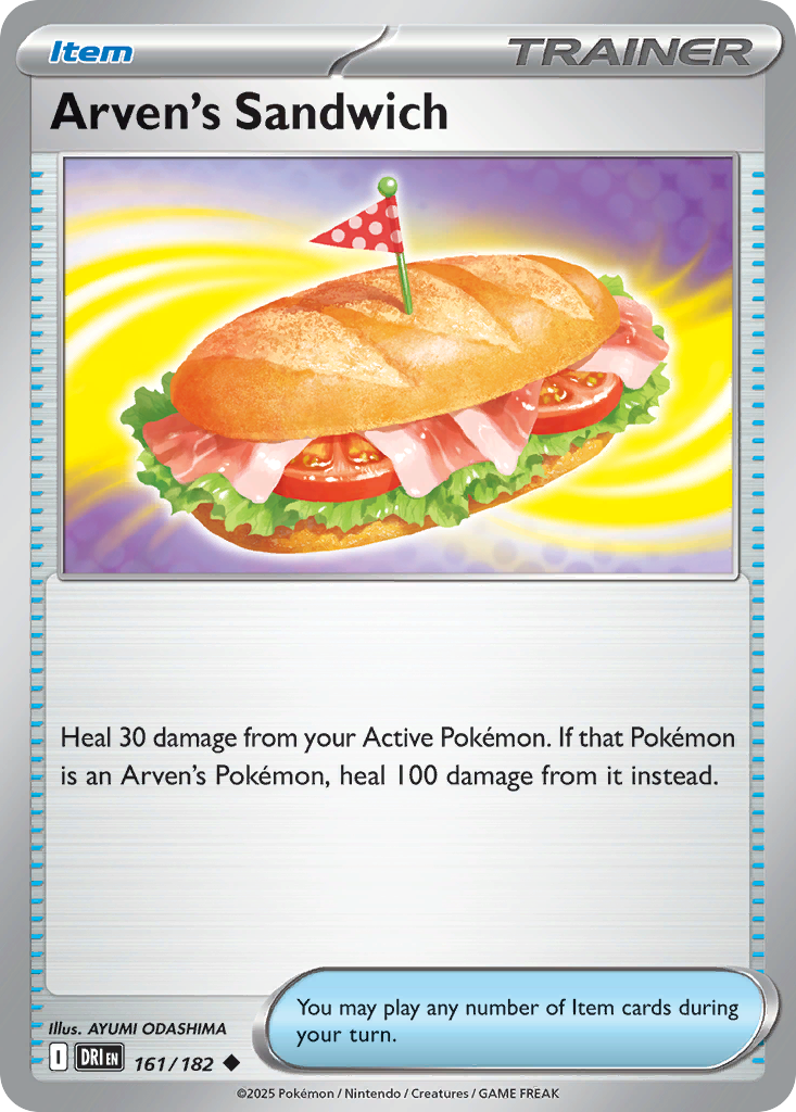 Arven's Sandwich — SV10: Destined Rivals #161/182