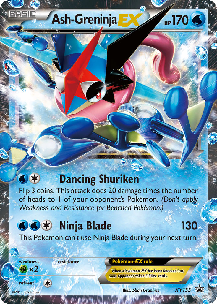 Ash-Greninja EX — Jumbo Cards #XY133