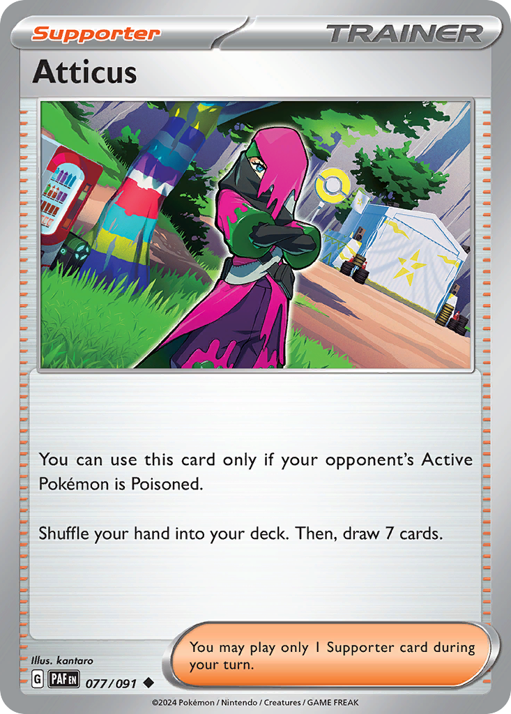 Atticus — SV: Paldean Fates #077/091