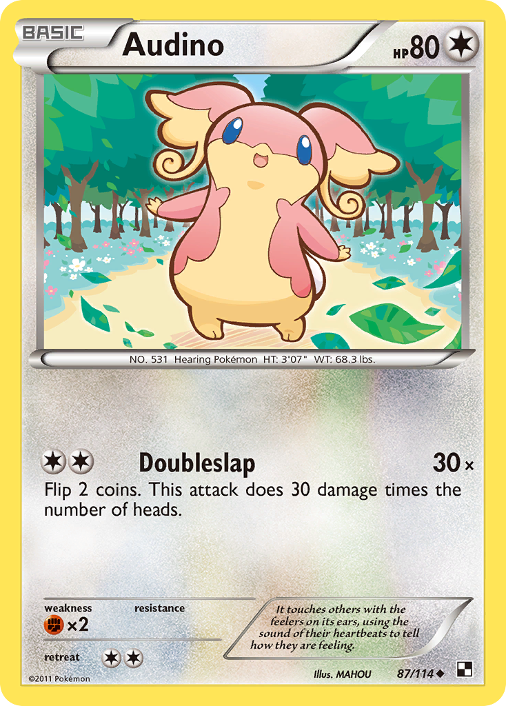 Audino — Black and White #87/114