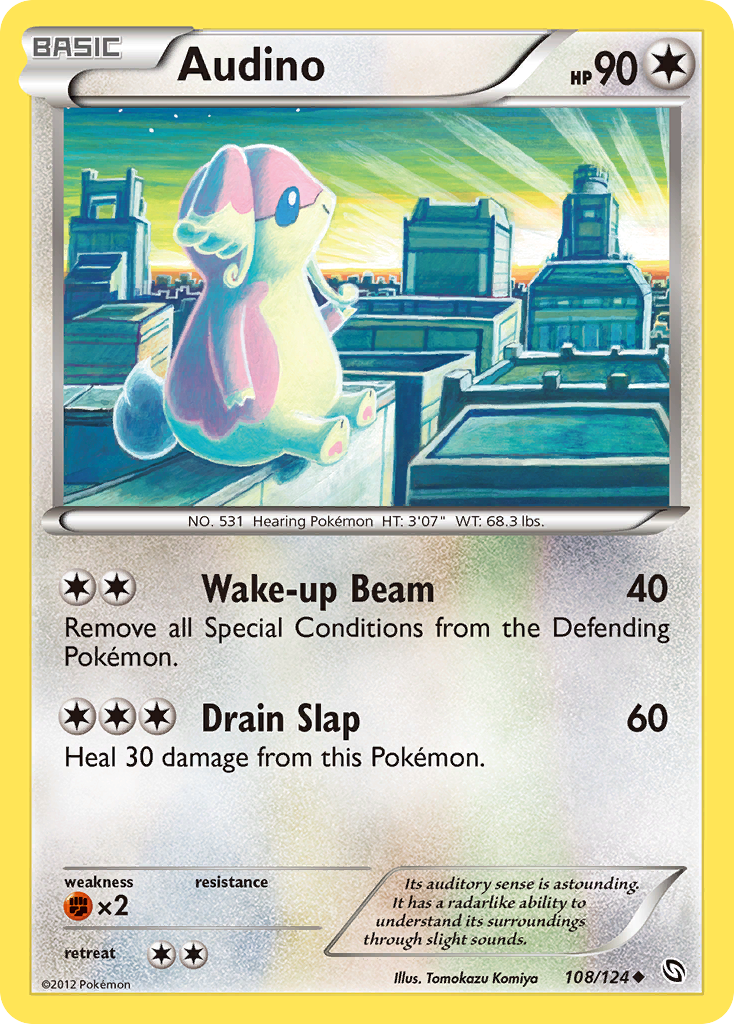 Audino — Dragons Exalted #108/124