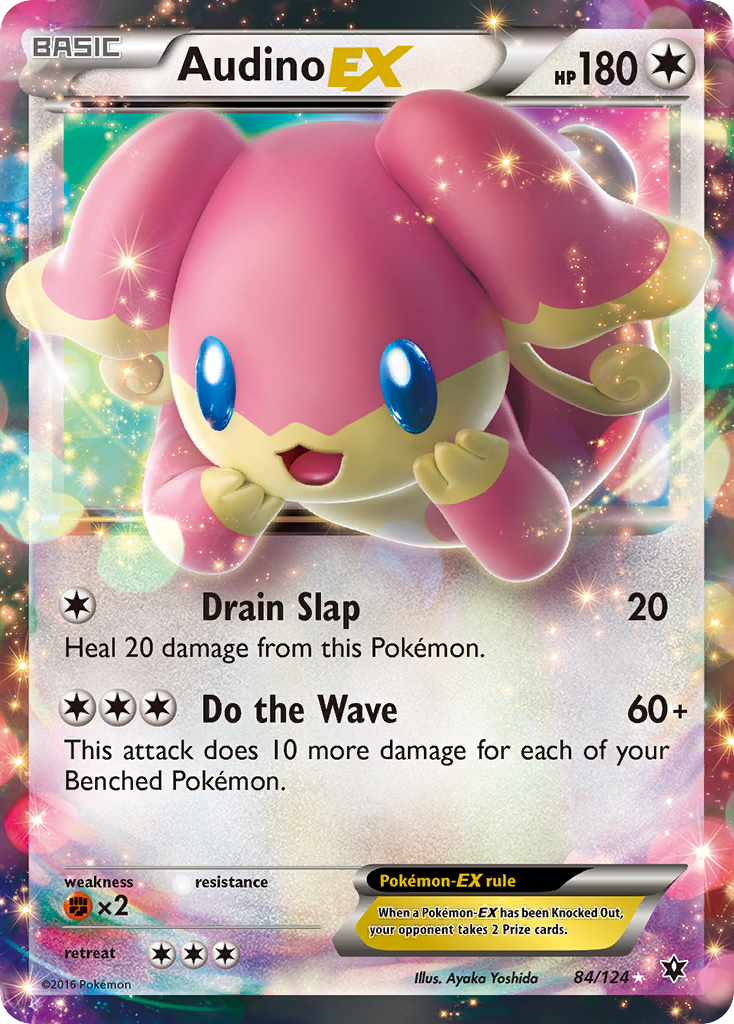 Audino EX — XY - Fates Collide #84/124