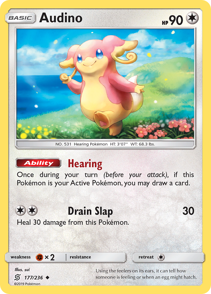 Audino — SM - Unified Minds #177/236