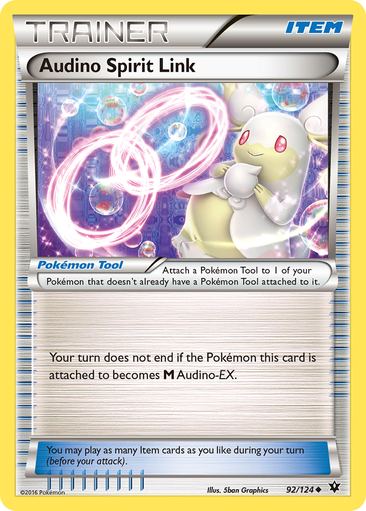 Audino Spirit Link — XY - Fates Collide #92/124