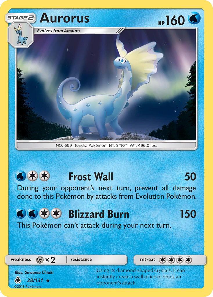 Aurorus — SM - Forbidden Light #28/131