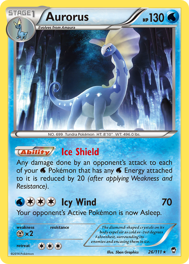 Aurorus — XY - Furious Fists #26/111