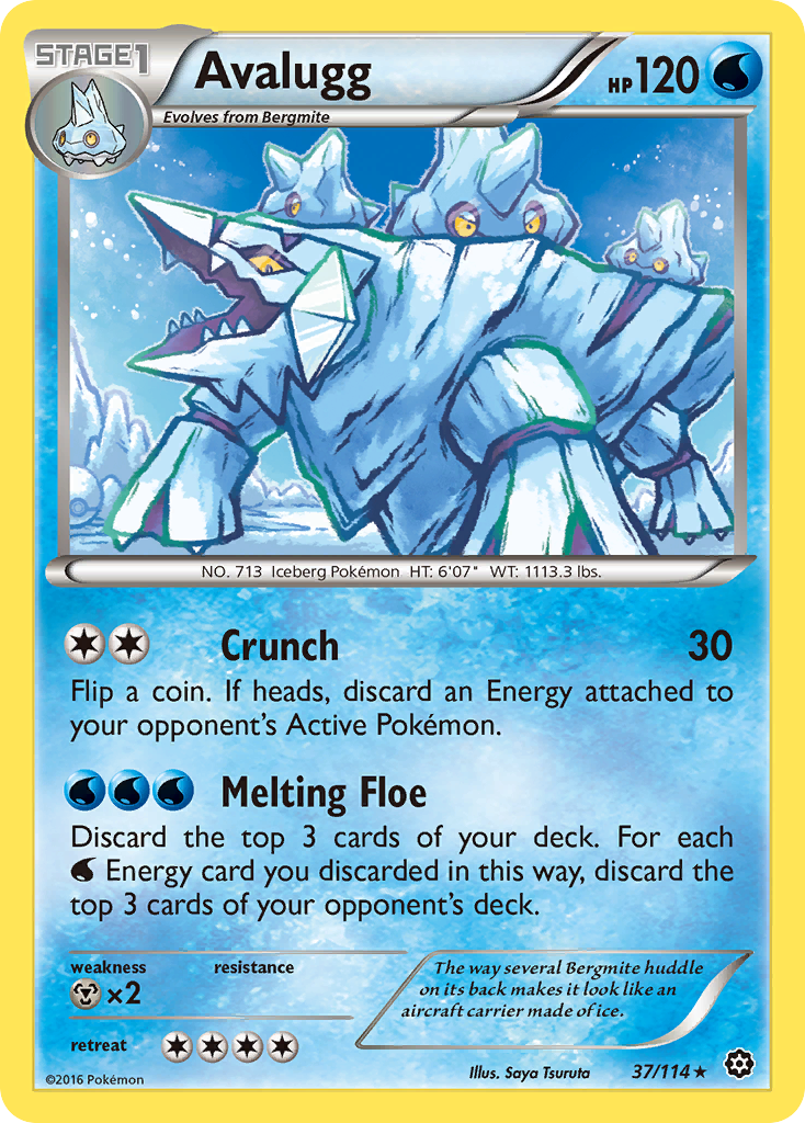 Avalugg — XY - Steam Siege #37/114