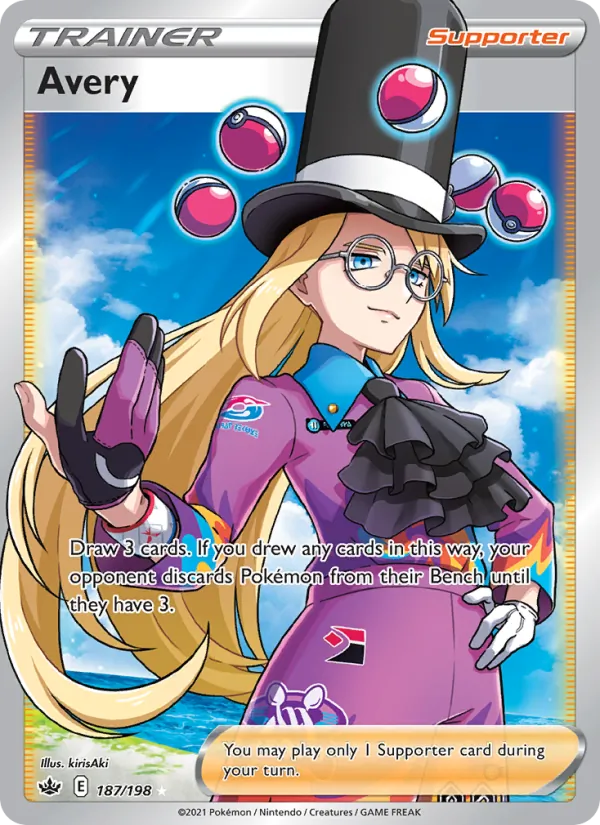 Avery (Full Art) — SWSH06: Chilling Reign #187/198