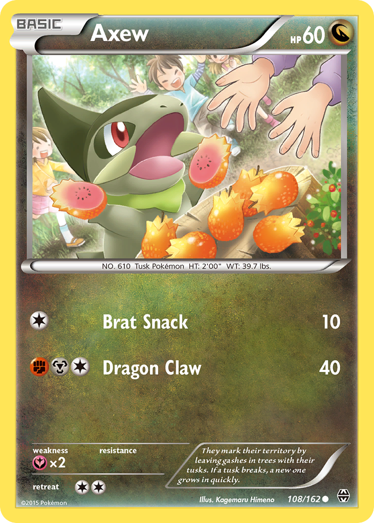 Axew (108) — XY - BREAKthrough #108/162