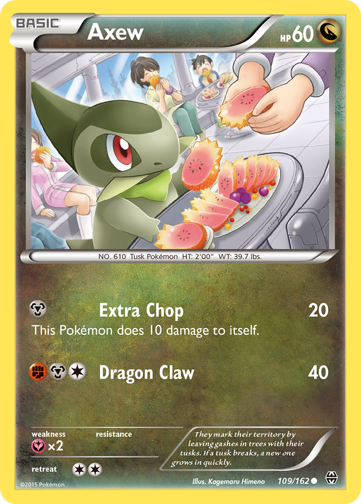 Axew (109) — XY - BREAKthrough #109/162