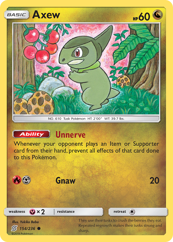 Axew — SM - Unified Minds #154/236