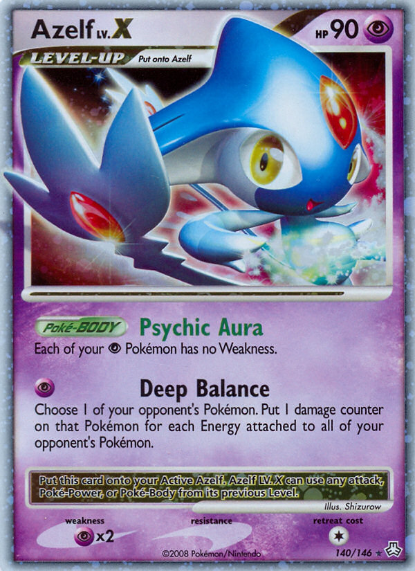 Azelf LV.X — World Championship Decks #140/146