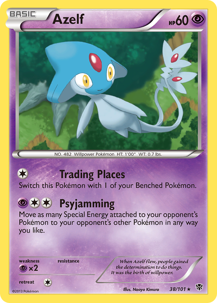 Azelf — Plasma Blast #38/101