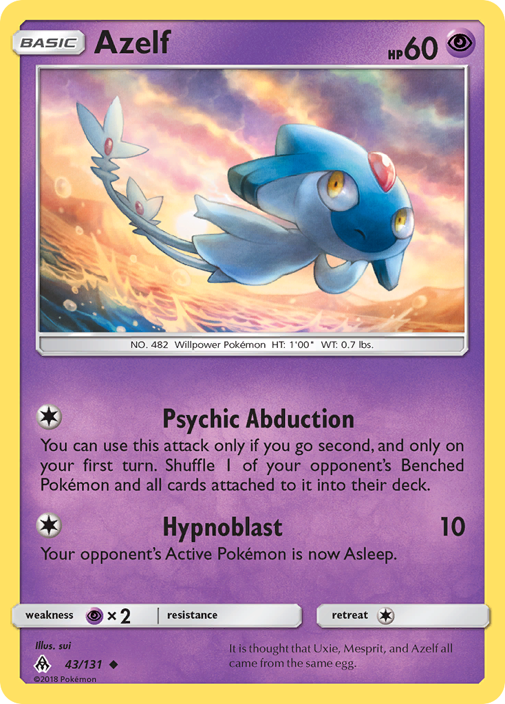 Azelf — SM - Forbidden Light #43/131