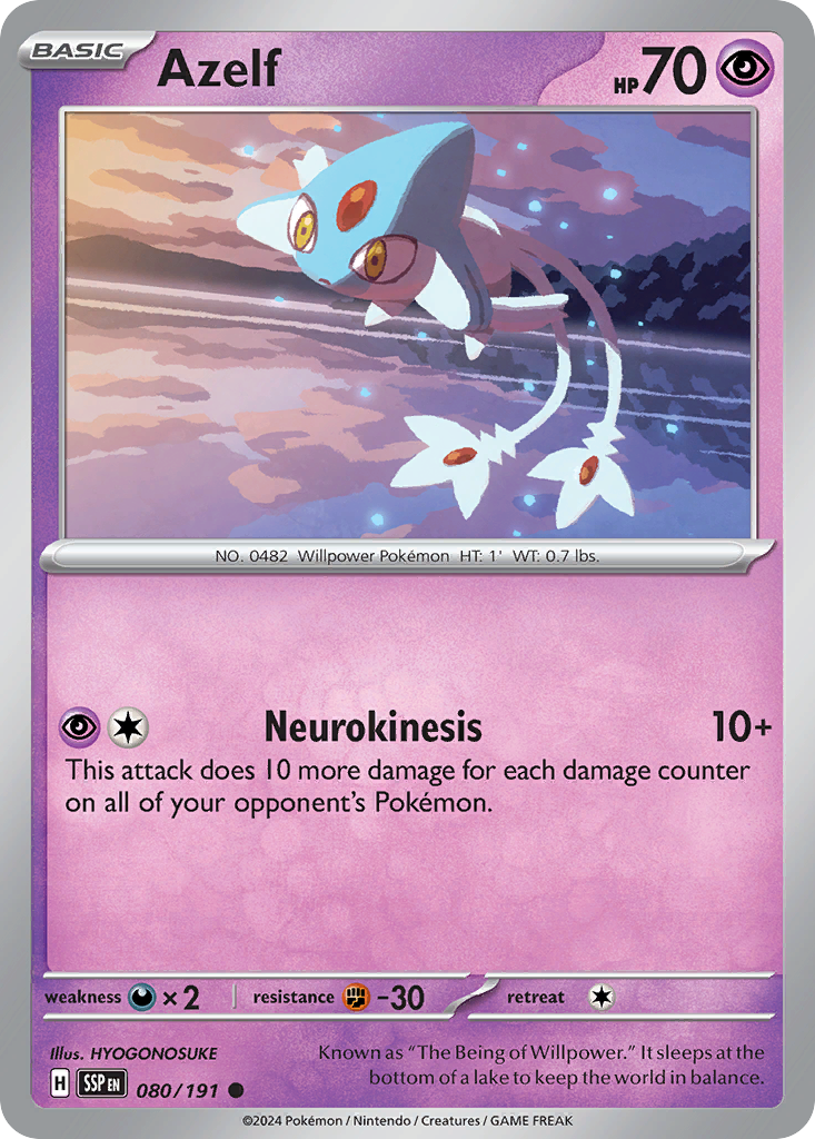 Azelf — SV08: Surging Sparks #080/191