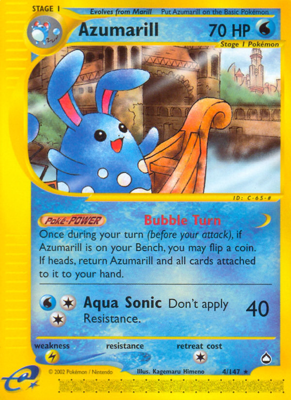 Azumarill — Aquapolis #004/147