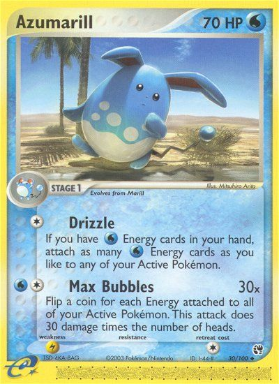 Azumarill — Sandstorm #30/100