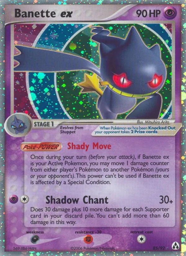 Banette ex — Legend Maker #85/92