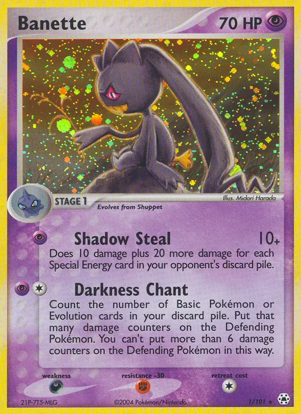 Banette — Hidden Legends #1/101