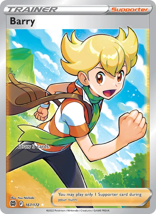 Barry (Full Art) — SWSH09: Brilliant Stars #167/172