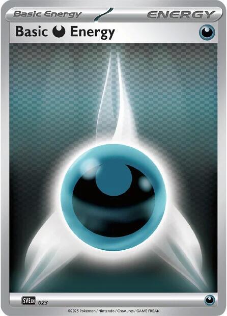 Basic Darkness Energy — SVE: Scarlet & Violet Energies #023