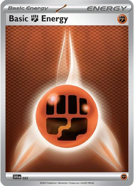 Basic Fighting Energy — SVE: Scarlet & Violet Energies #022
