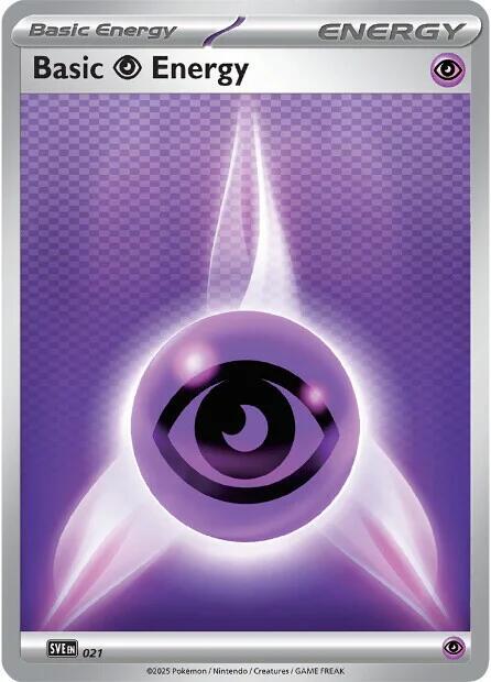 Basic Psychic Energy — SVE: Scarlet & Violet Energies #021