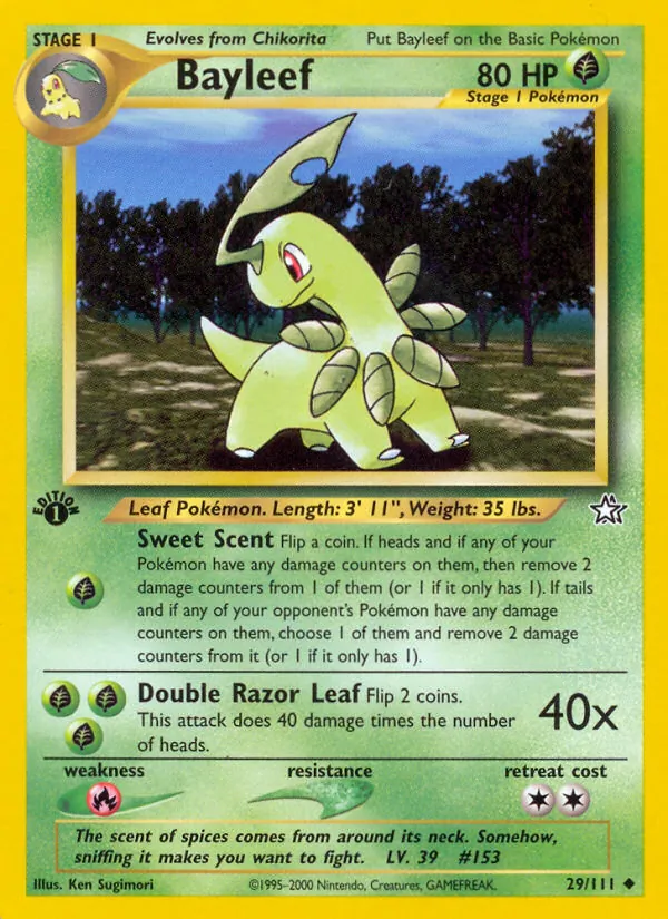 Bayleef (29) — Neo Genesis #029/111