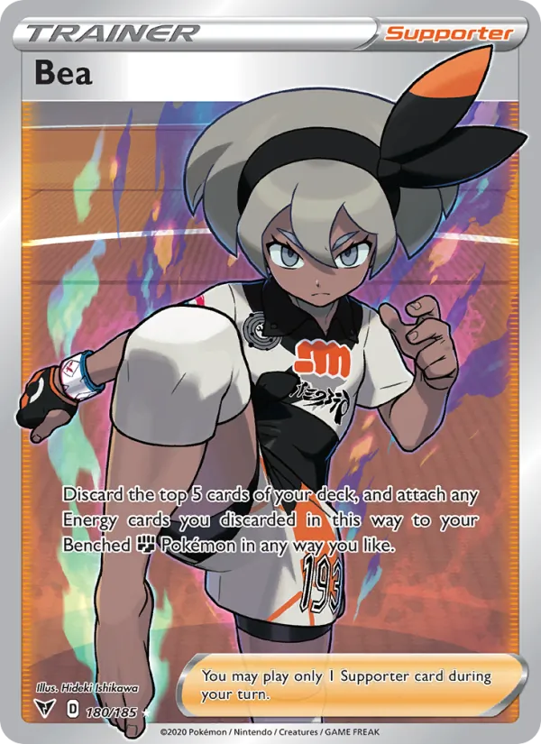 Bea (Full Art) — SWSH04: Vivid Voltage #180/185