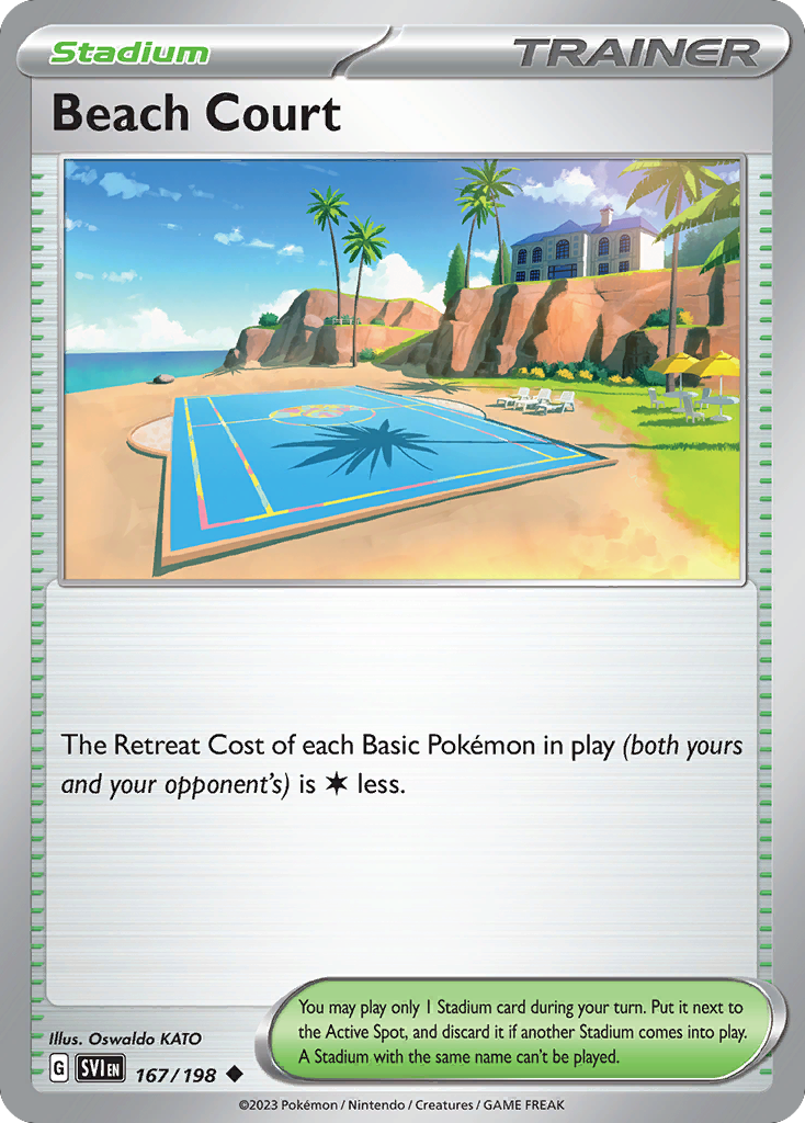 Beach Court — Prize Pack Series Cards #167/198