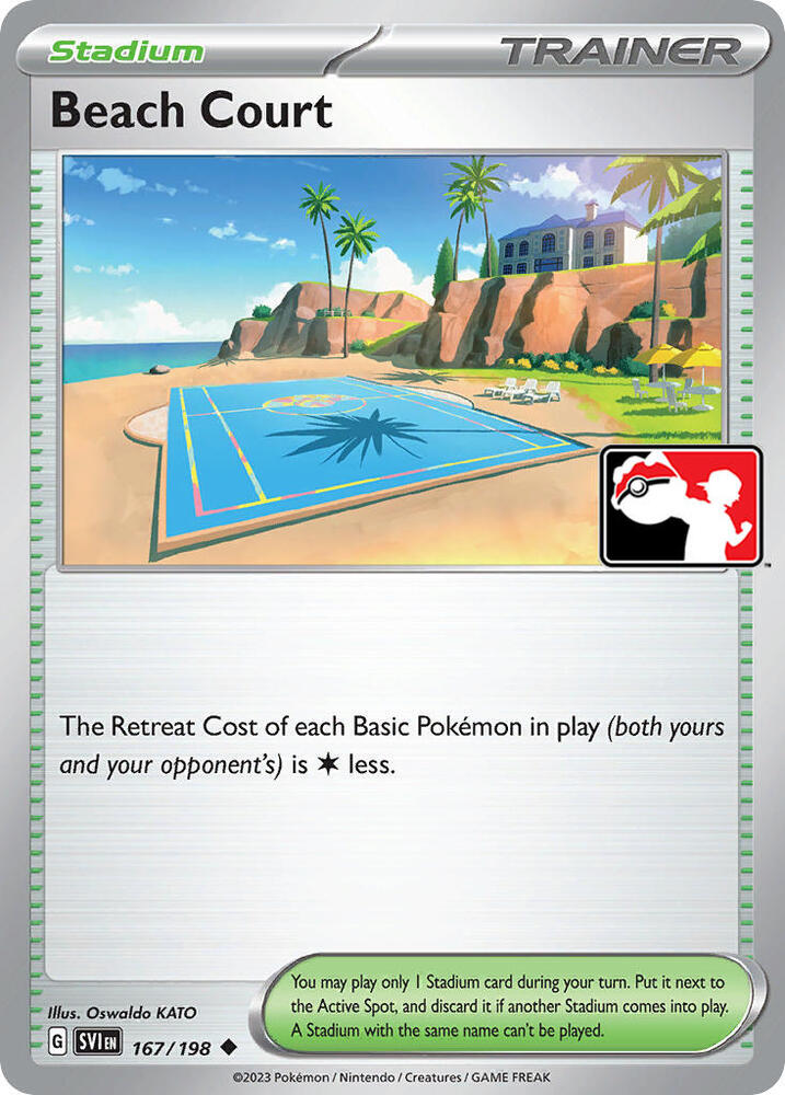 Beach Court — Prize Pack Series Cards #167/198