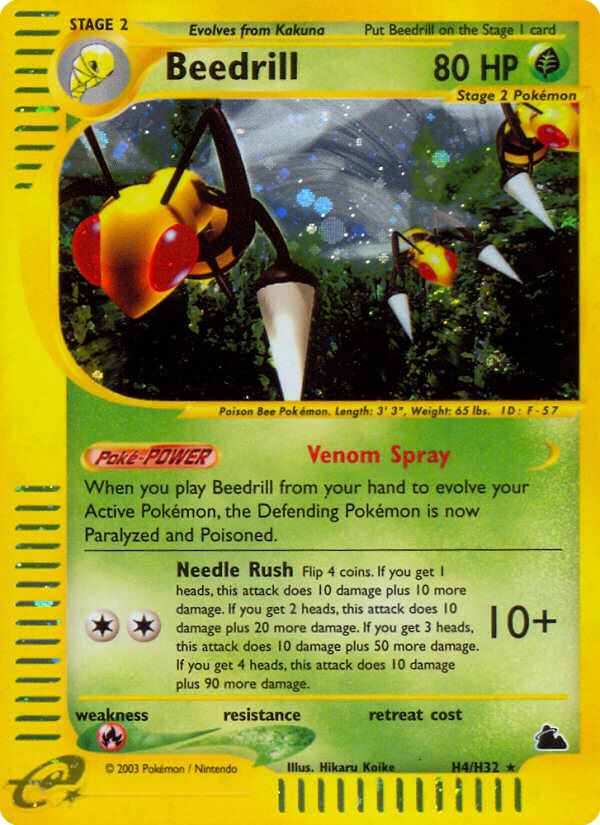 Beedrill (H4) — Skyridge #H04/H32