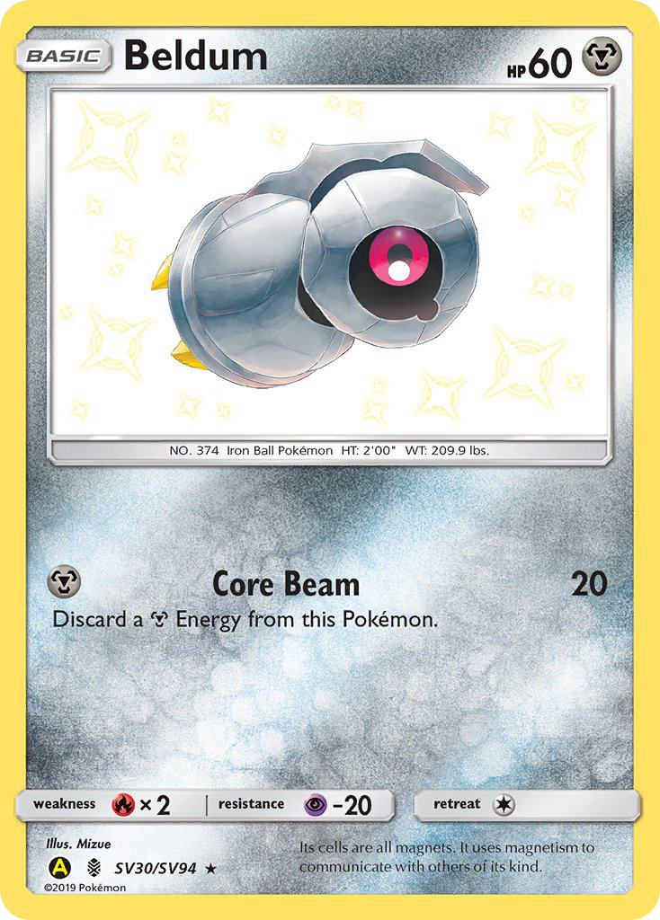 Beldum — Hidden Fates: Shiny Vault #SV30/SV94