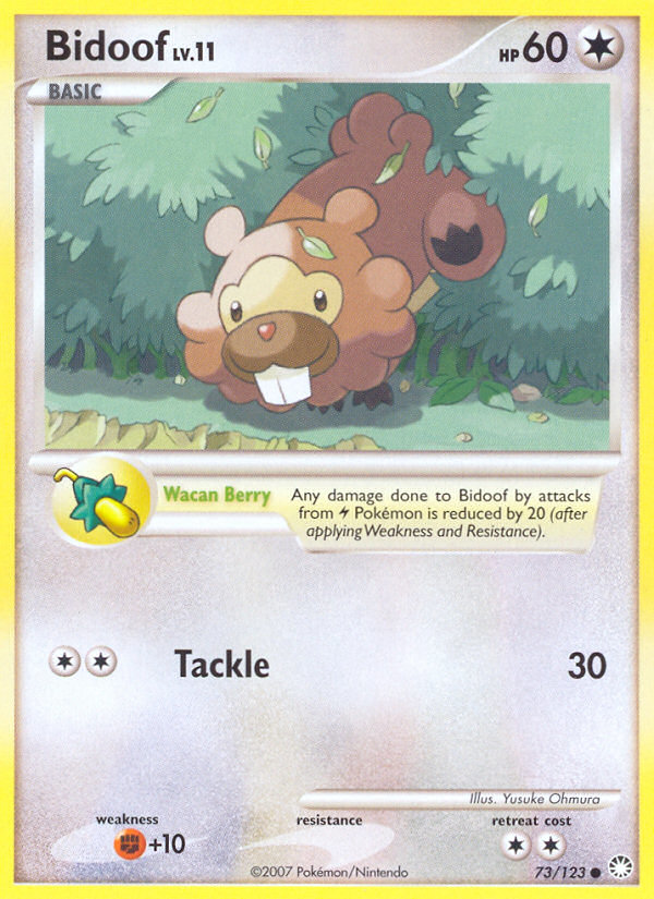 Bidoof — Countdown Calendar Promos #073/123