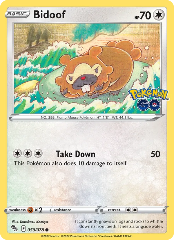 Bidoof (Peelable Ditto)