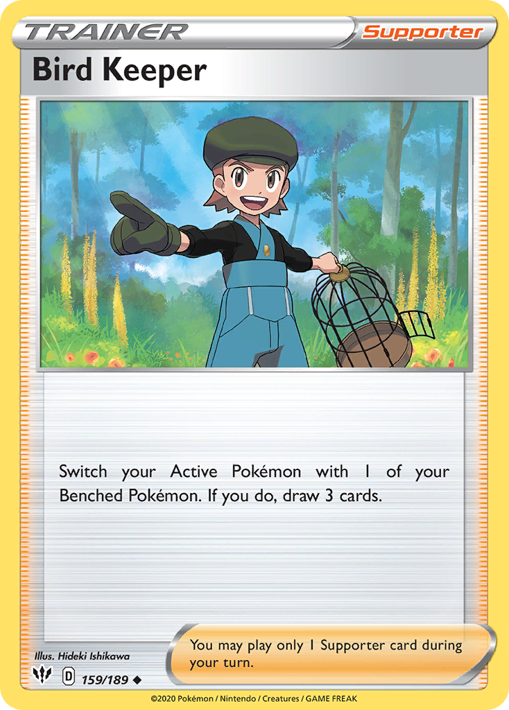 Bird Keeper — Prize Pack Series Cards #159/189