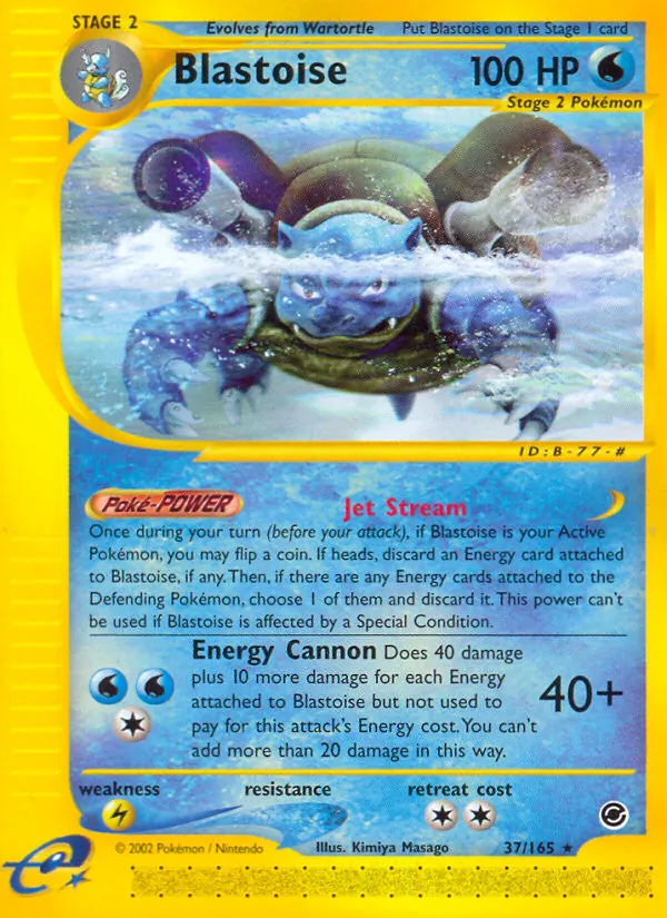 Blastoise (37) — Expedition #037/165